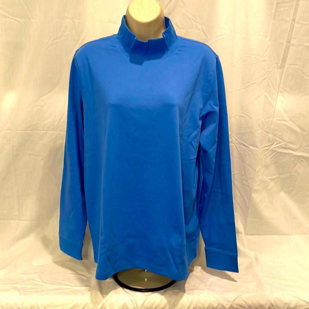 L. L. Bean women’s mock turtleneck.